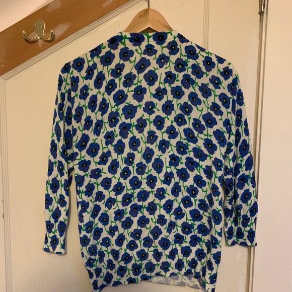 J Crew Factory floral pattern sweater - Picture 3 of 3